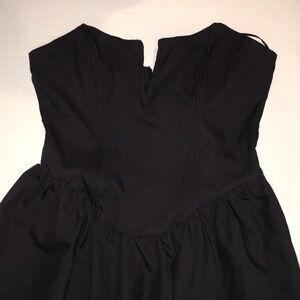 Strapless Black Dress
